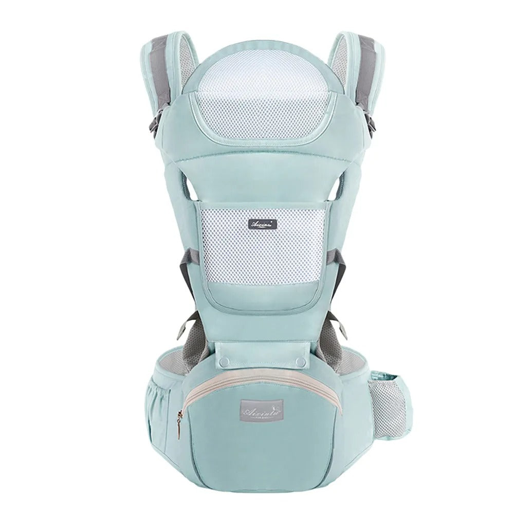 Porte-bébé ergonomique 6 en 1, confortable, évolutif et multifonction