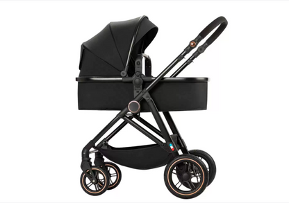 Poussette légère bidirectionnelle, pliable et confortable