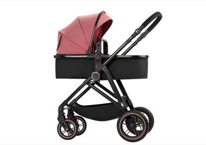 Poussette légère bidirectionnelle, pliable et confortable