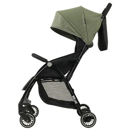 Poussette moderne, légère et pliable avec amortie, et grand confort
