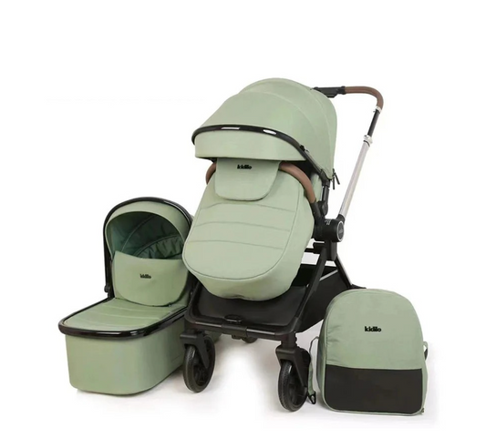 Poussette 3 en 1 Premium grand confort avec design moderne