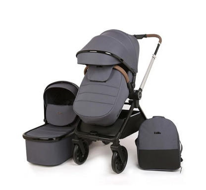 Poussette 3 en 1 Premium grand confort avec design moderne