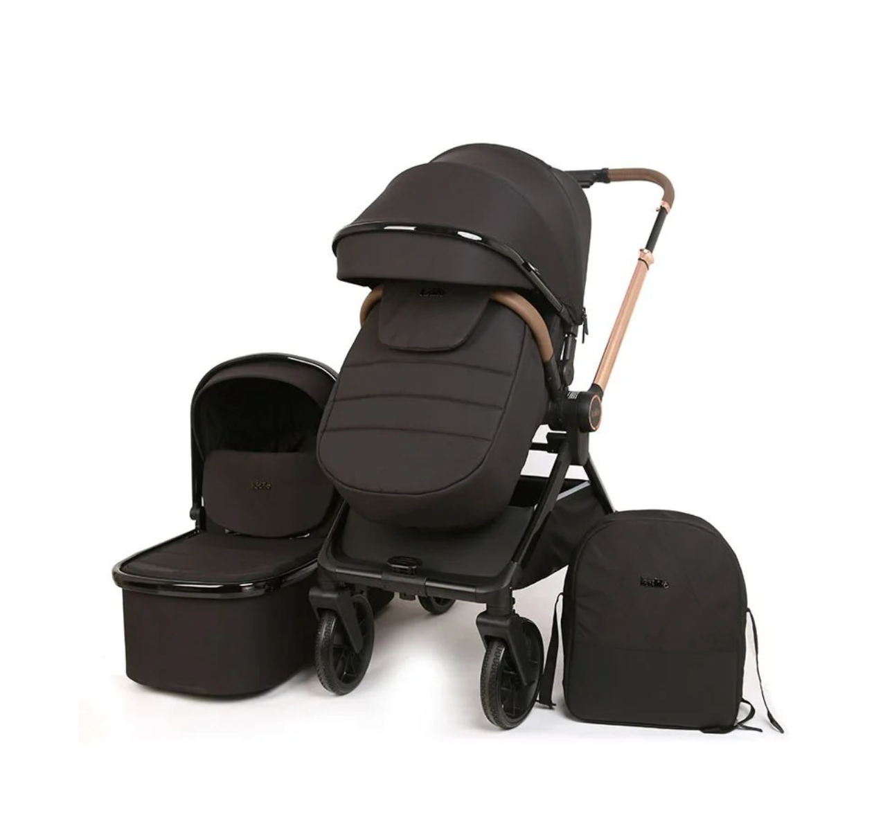Poussette 3 en 1 Premium grand confort avec design moderne