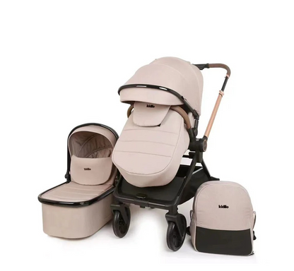 Poussette 3 en 1 Premium grand confort avec design moderne