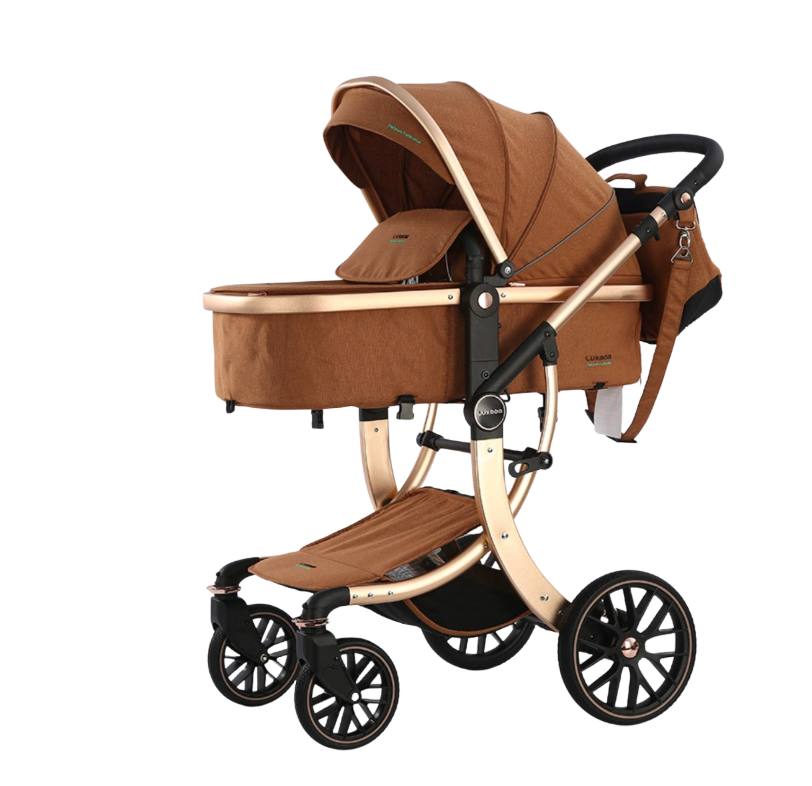 Poussette 3 en 1 moderne tout confort, sécurité et design