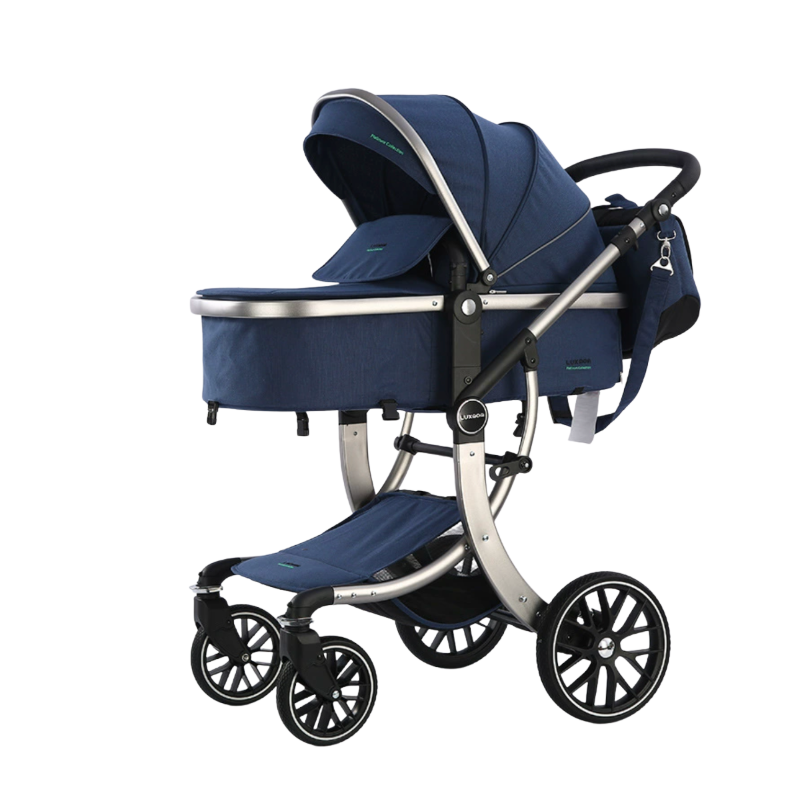 Poussette 3 en 1 moderne tout confort, sécurité et design
