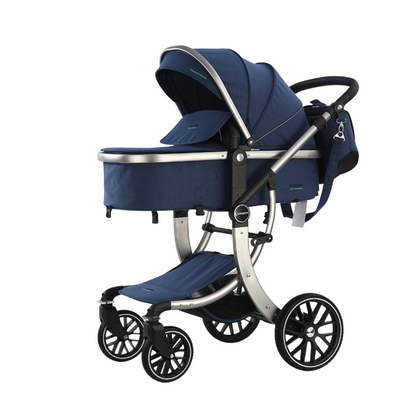 Poussette 3 en 1 moderne tout confort, sécurité et design
