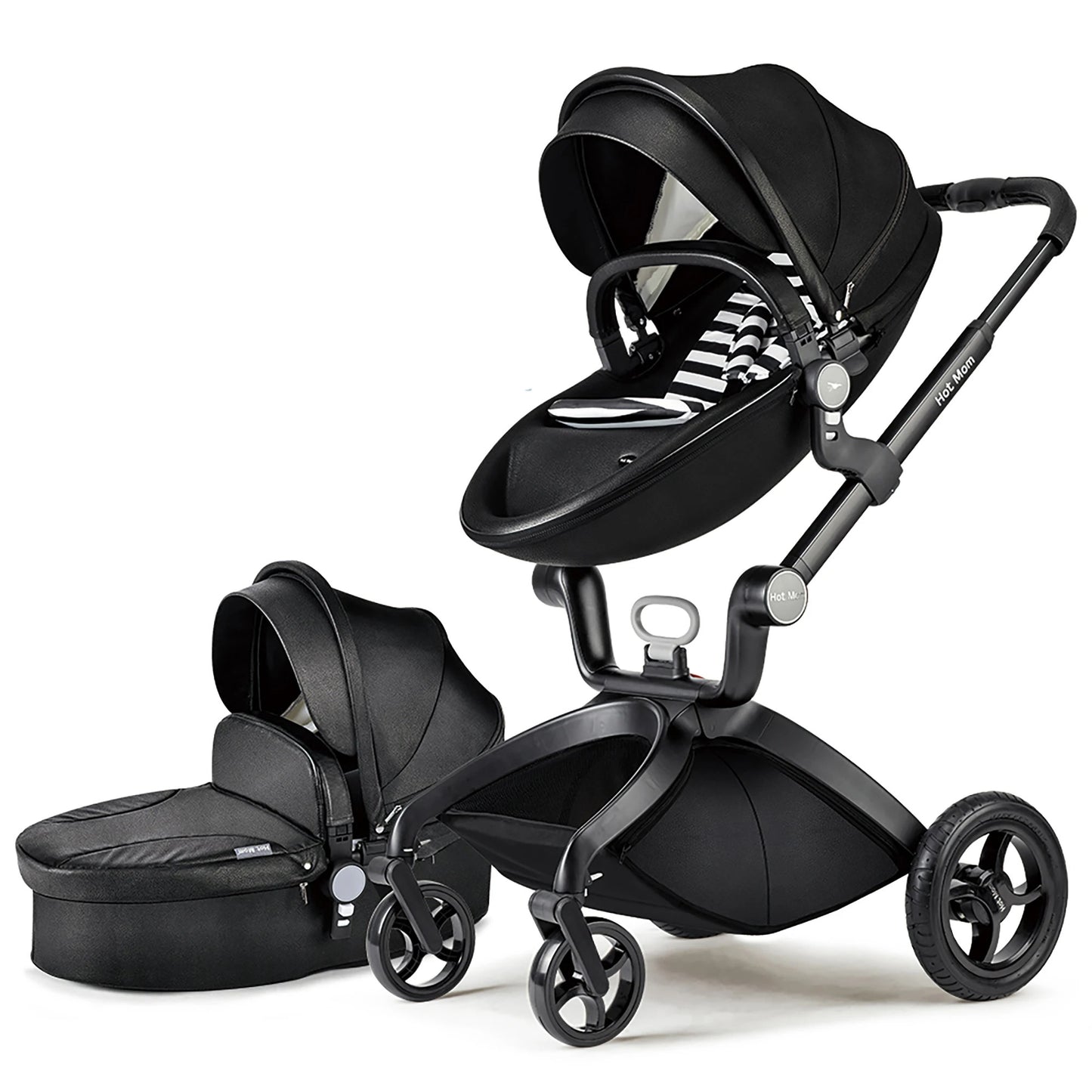 Poussette 3 en 1 Luxe – Élégance et confort premium au quotidien
