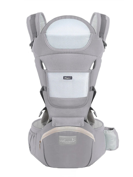 Porte-bébé ergonomique 6 en 1, confortable, évolutif et multifonction