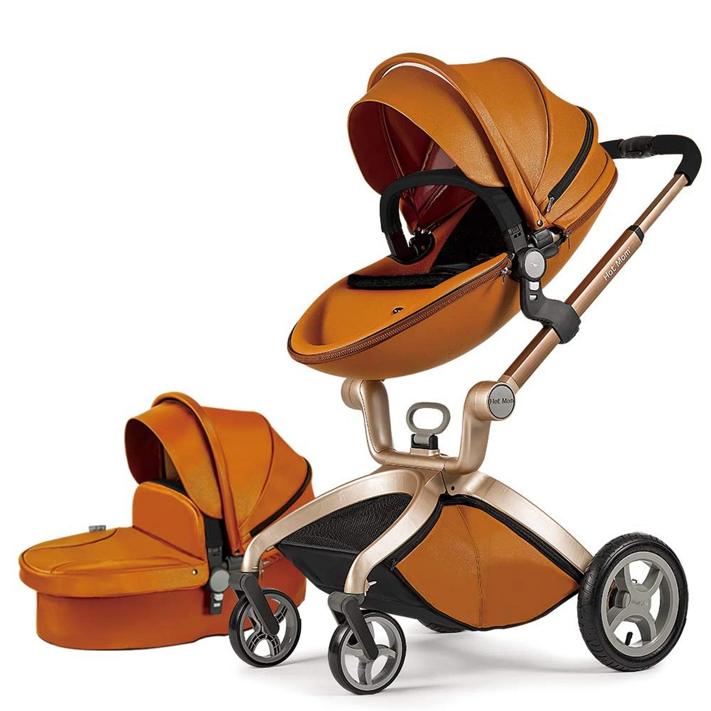 Poussette 3 en 1 Luxe – Élégance et confort premium au quotidien