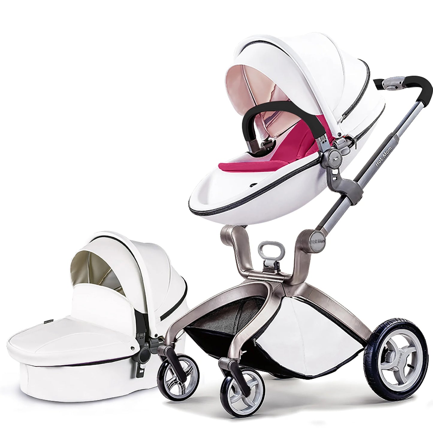 Poussette 3 en 1 Luxe – Élégance et confort premium au quotidien