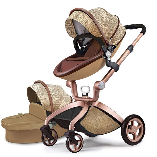 Poussette 3 en 1 Luxe – Élégance et confort premium au quotidien